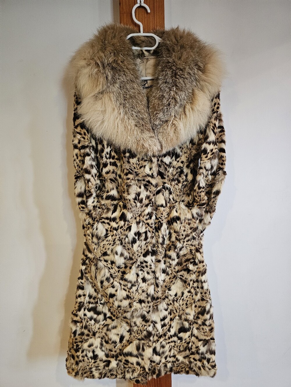 Vintage Robinson's Genuine Wild Fur & Fox Collar Coat | M.J. Monogram Mcm